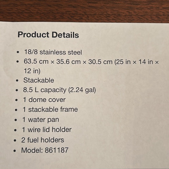 Stainless Steel Chafing Dish - Picture 8 of 9
